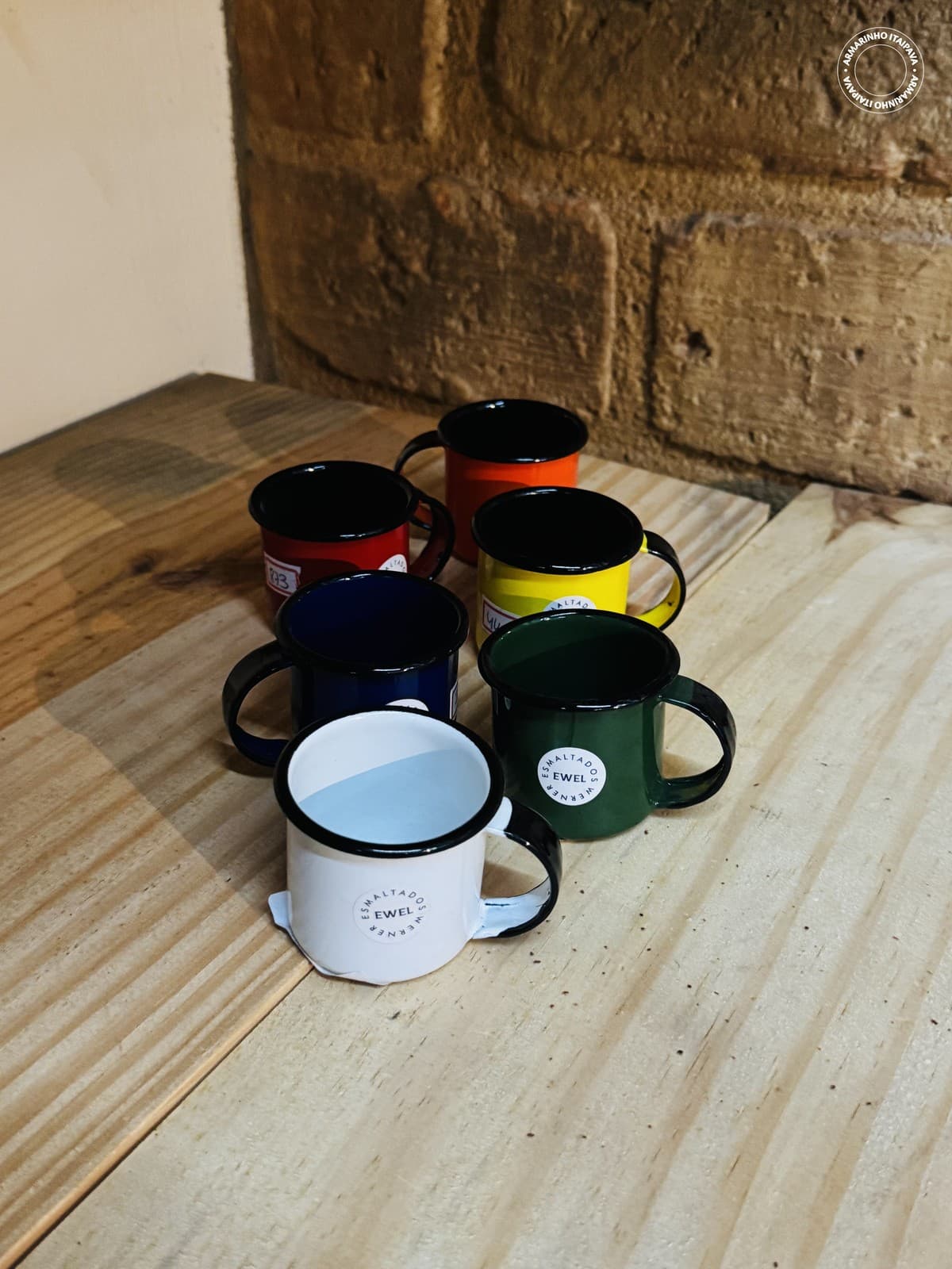 Mini Canecas Esmaltadas